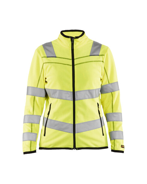 Damen High Vis Microfleece Jacke High Vis Gelb