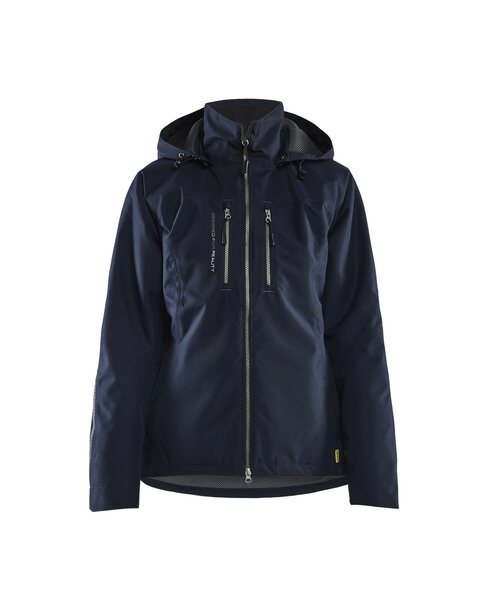 Damen Funktionsjacke leicht gefüttert Dunkel Marineblau/Schwarz