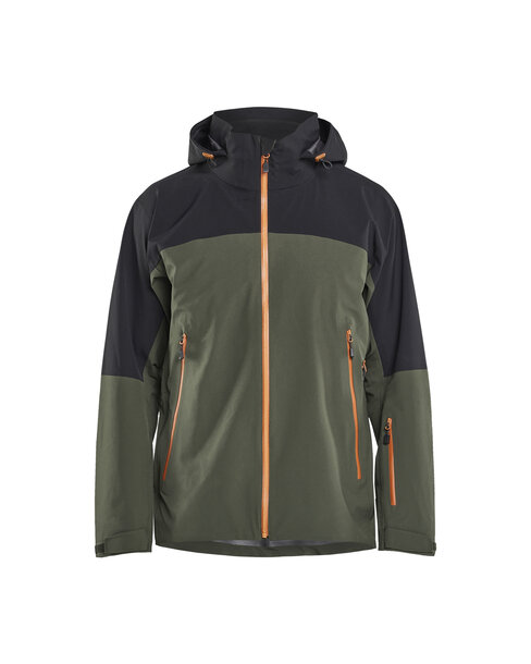 STRIKER Shell Jacke Stretch Waldgrün/Rost