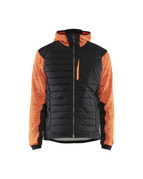 Hybrid Jacke High Vis Orange/Schwarz