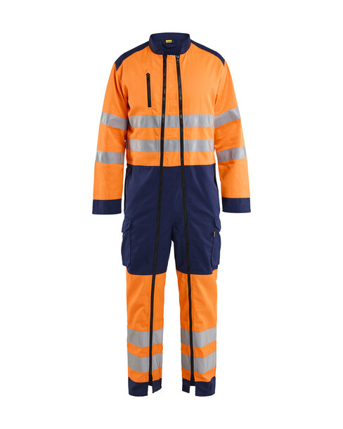 High Vis Overall High Vis Orange/Marineblau