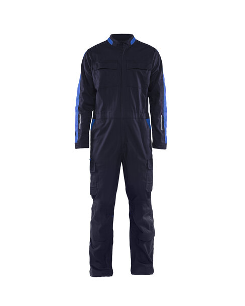 Industrie Overall Stretch Marineblau/Kornblau