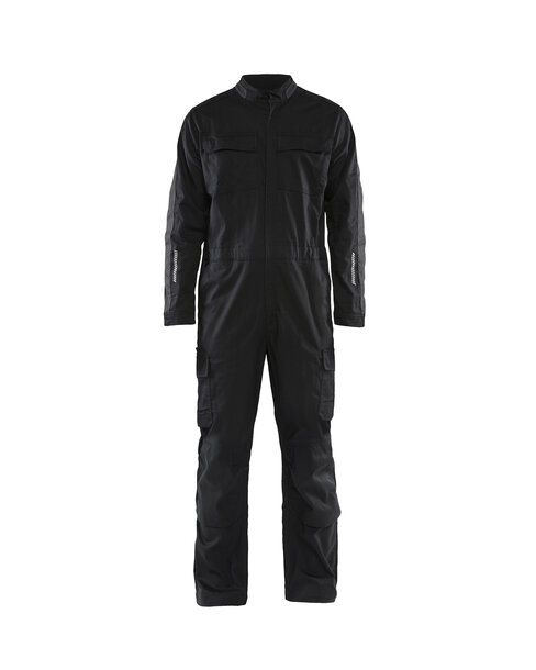 Industrie Overall Stretch Schwarz/Dunkelgrau