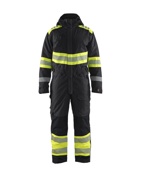 High Vis Winteroverall Schwarz/Gelb