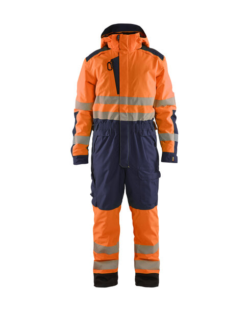 High Vis Winteroverall High Vis Orange/Marineblau