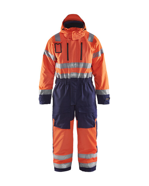High Vis Winteroverall High Vis Orange/Marineblau