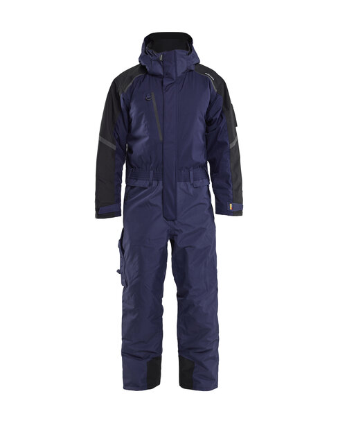 Winteroverall Marineblau/Schwarz