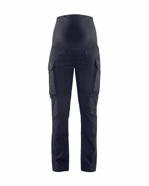 Service Umstandshose mit Stretch Dunkel Marineblau