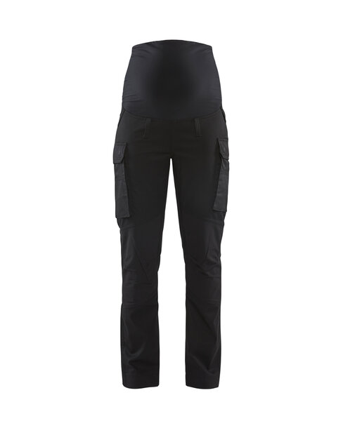 Service Umstandshose mit Stretch Schwarz