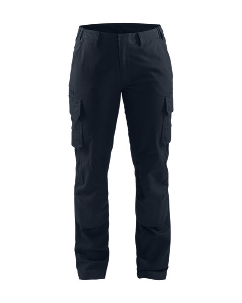 Damen Industrie Arbeitshose Stretch Dunkel Marineblau