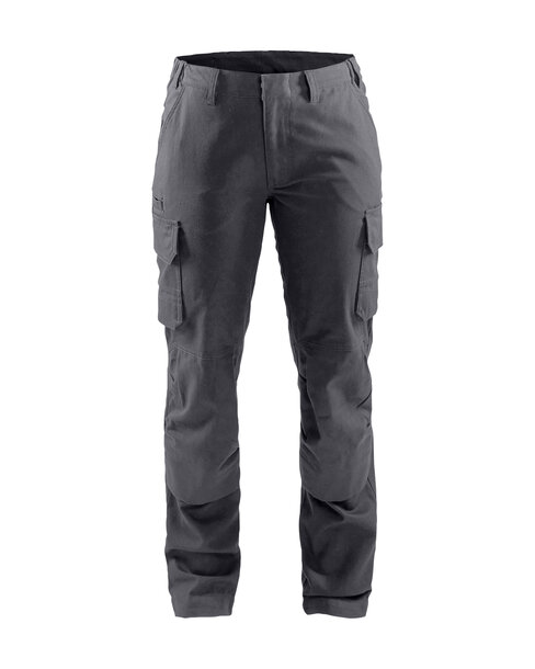 Damen Industrie Arbeitshose Stretch Mittelgrau