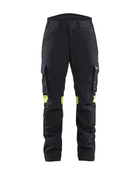 Damenhose Inhärent Schwarz/Gelb