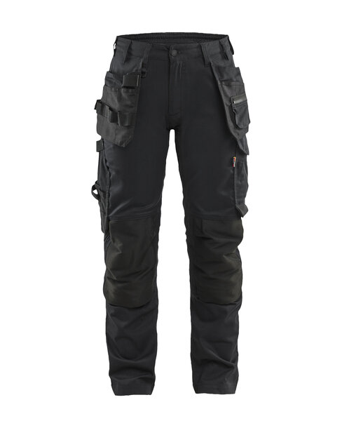 Damen Handwerkerhose mit StretchSchwarz