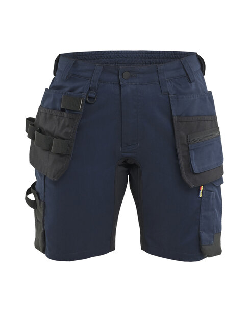 Damen Handwerkershorts StretchDunkel Marineblau