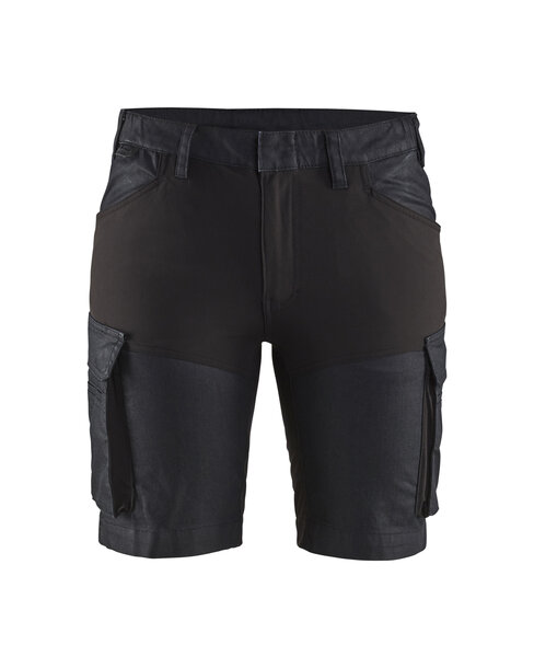 Damen Service Shorts Stretch Marineblau/Schwarz