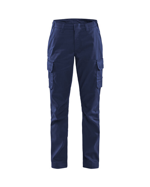 Damen Industrie Arbeitshose Stretch Marineblau/Kornblau