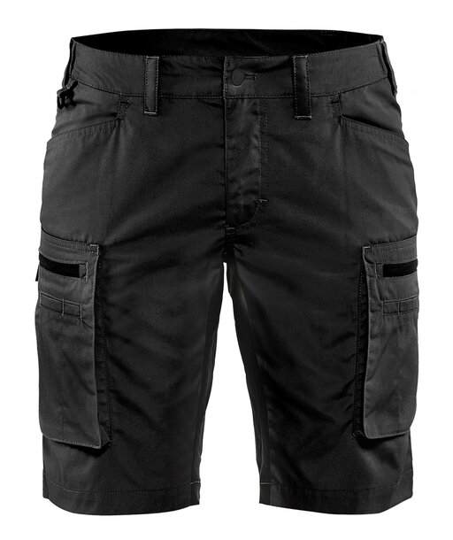 Damen Service Shorts Stretch Schwarz