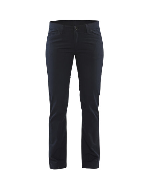 Damen Chinohose 2-Wege-Stretch Dunkel Marineblau