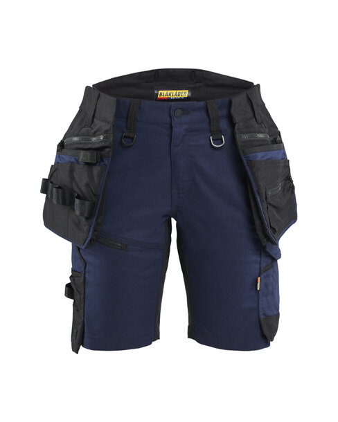 STRIKER Damen Handwerkershorts mit Stretch Dunkel Marineblau/Schwarz