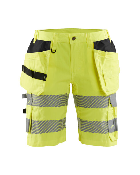Damen High Vis Shorts mit Stretch High Vis Gelb
