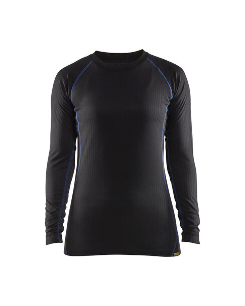 Damen Unterwäsche Set Light Schwarz/Kornblau