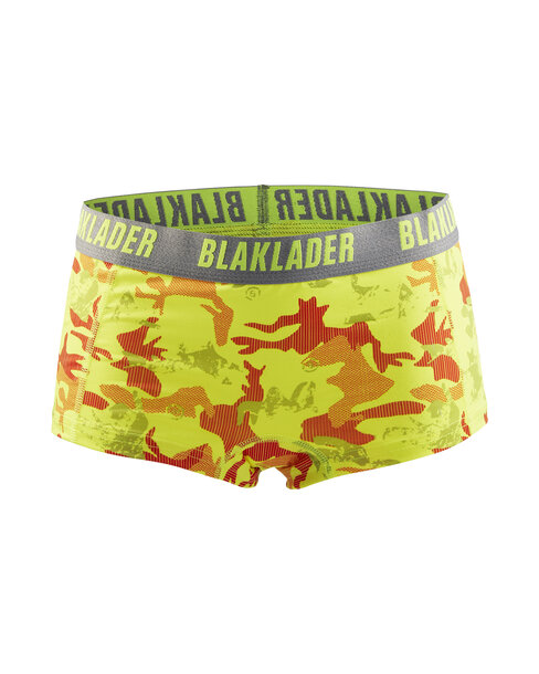Damen Unterhose 2er-Pack High Vis Gelb/Grau