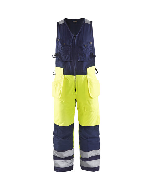 High Vis Kombihose High Vis Gelb/Marineblau