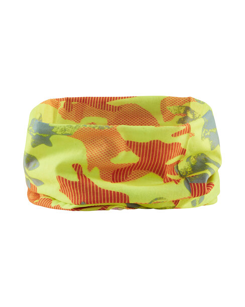 Neckwarmer Camouflage High Vis Gelb/Grau