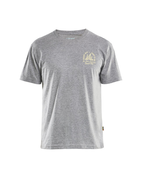 T-Shirt Blåkläder Beach Club Grau Melange