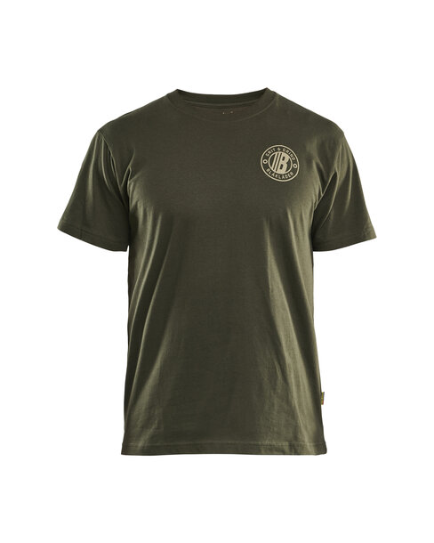 T-Shirt Grit Flag Waldgrün