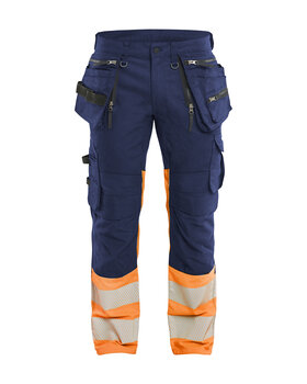 High Vis Hose Stretch Marineblau/Orange