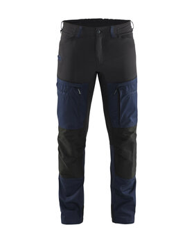 Service Arbeitshose mit Stretch Dunkel Marineblau/Schwarz