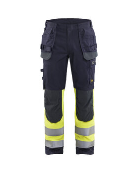 Multinorm Arbeitshose Inhärent APC 2 Marineblau/ High Vis Gelb