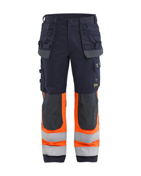 Multinorm Arbeitshose Inhärent Marineblau/Orange