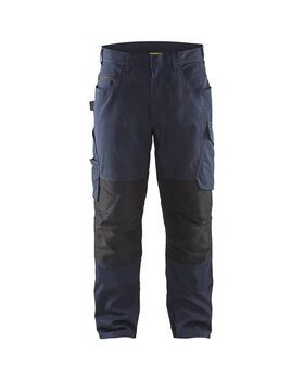 Service Arbeitshose mit Stretch Dunkel Marineblau/Schwarz