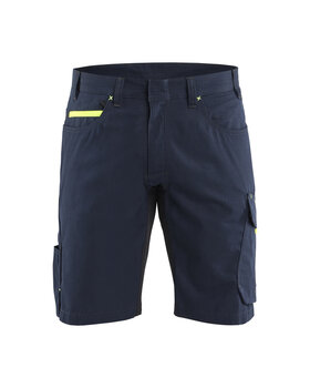 Service ShortsDunkel Marineblau/High Vis Gelb