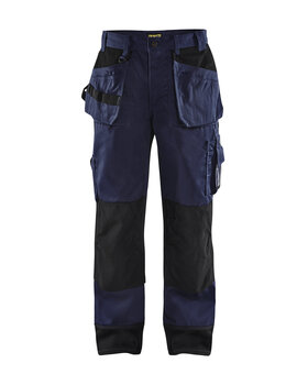 Arbeitshose Multifunktion Marineblau/Schwarz