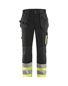 High Vis Arbeitshose Schwarz/Gelb