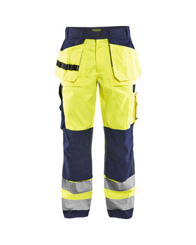High Vis Arbeitshose High Vis Gelb/Marineblau
