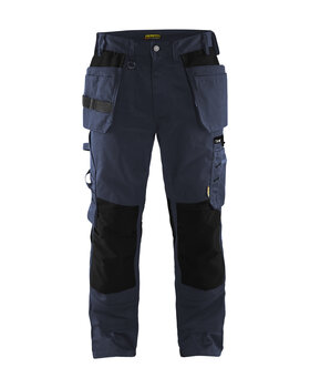 Handwerker Arbeitshose Dunkel Marineblau/Schwarz