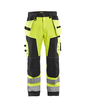 High Vis Softshell Arbeitshose High Vis Gelb/Schwarz