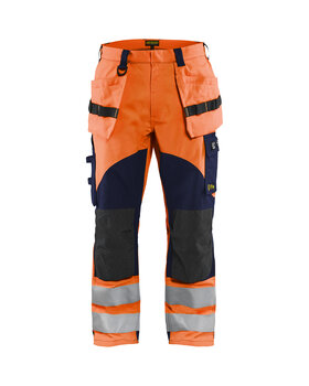 Multinorm Arbeitshose Inhärent High Vis Orange/Marineblau