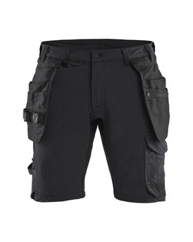 Handwerker Shorts 4-Wege-StretchSchwarz
