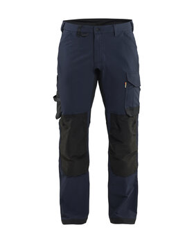 Handwerker Arbeitshose Stretch 4-Wege-Stretch Dunkel Marineblau