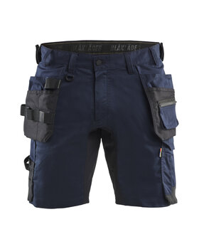 Handwerker Shorts mit StretchDunkel Marineblau