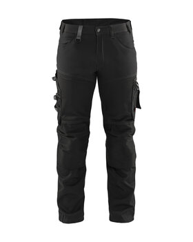 Handwerker Arbeitshose mit Stretch Schwarz