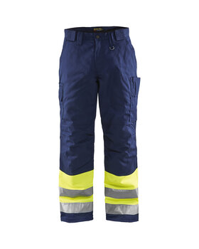 High Vis Arbeitshose High Vis Gelb/Marineblau