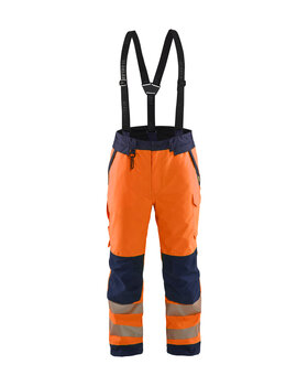 High Vis Winterhose High Vis Orange/Marineblau