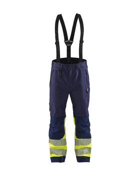 High Vis Shell Arbeitshose Marineblau/ High Vis Gelb