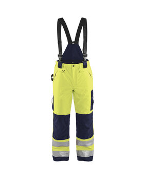 High Vis Winter Latzhose High Vis Gelb/Marineblau